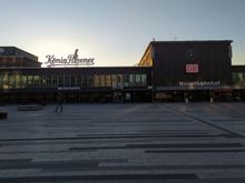 Duisburg Main station very early in the morning 