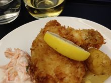 Chicken parm on a plane! 