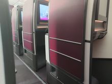 Isle with open sliding doors