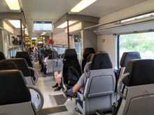 In the regional train between Basel and Offenburg 