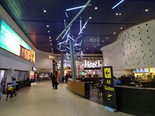 Terminal 1 of Manchester airport (MAN) is quite pleasant once through security 