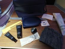 Contents of the rather good Saudia amenity kit in Business class 