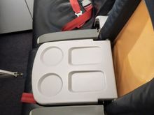ITA Airways Business class seating, with the middle seat kept free