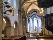 The interior of X church in Wissel