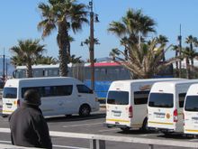Minibuses - these are driven by maniacal drivers as I found out later that day (though fortunately, I was able to avoid any incidents ... and so did everyone else)