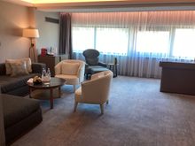 Our living room for the weekend.