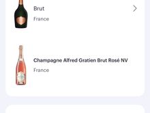 Also not sure if a fluke or what but image is of LP Alexandra Rose 2006 but description says standard LP Brut, guess we’ll find out onboard!