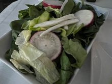 Decent salad, special dressing not offered, but I didn't ask