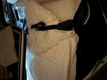 Bed made up across the aisle