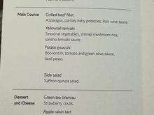 Not the most inspiring menu (and quite repetitive), which led to some selections that I would normally avoid. But portions were ok, and service friendly and pretty swift.