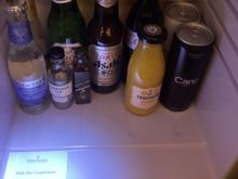 Gin was good but no bottle opener or glasses.