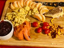 Cheeseboard with PNW  salmon 