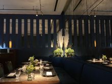 More intimate private seating area