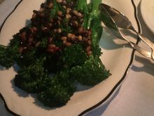  Broccolini with pine nuts and currants 