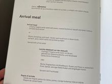 Arrival Menu LX40