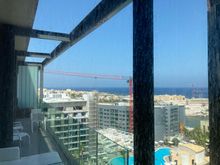 Large wide balcony facing the 
