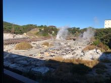 View of the Unze Hell from our dining table