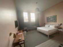 Standard King Room (note the steps needed to reach the window)