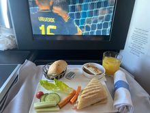 The awful ciabatta however the carrot cake is good