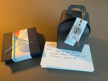 Welcome gift of fruit gummies and a small panettone 
