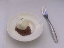 Sun-dried tomato mozzarella amouse bouche