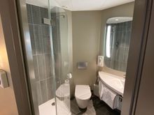 Not very big, but rather nice bathroom, too.