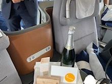Last August, when boarded the FRA-DXB on my bday, this present was waiting for me at my seat :-D  (organised by the crew, nothing was preordered by my family) 