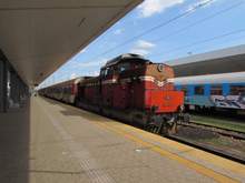 A little engine to shunt around the coaches