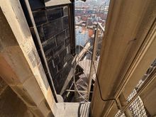 If the lift breaks, this is the way down!