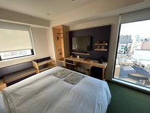 Our room. Very nice (and booked through booking.com) and just £60 per night