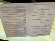 New menu