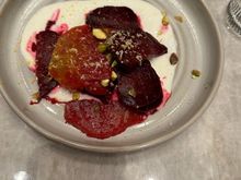 Wife had the beet salad. Tasted much better than it looked (at least how I took this photo). I’m not a big fan of beets, but I’d consider ordering it. 