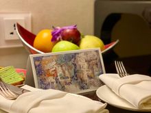 Welcome amenity and note: Fruit plate 
