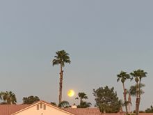 Finished the day off with this awesome full moon rise back at the hotel