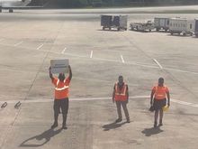 Arriving to CHS on Spirit's first flight