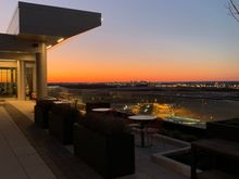 Beautiful sunsets from the rooftop bar 