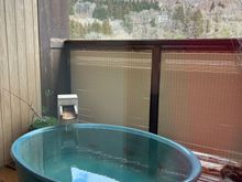 A private bath .. with a view 