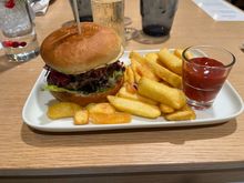Reindeer burger again, maybe my 20th. Wish there were different choices for a while
