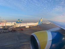 At the gate in KBP