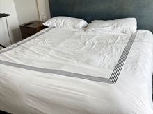 This is how housekeeping left my bed when done.