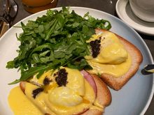 Eggs Benedict. With GF toast