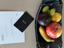 Welcome fruit plate