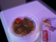 Mid flight snack 