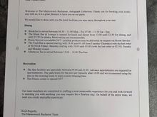 Just some additional information about the hotel.