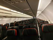 Flew from Cartagena to Medellin last year and there was only 2 of us on an A320. Apparently they’d loaded all of the other passengers on an earlier flight. The crew remained behind the curtain for the entire flight, no service whatsoever 🥹