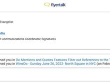 Note that the mention feature picked up this thread’s title.