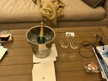 In room welcome for anniversary