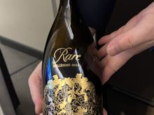 Pre-departure champagne