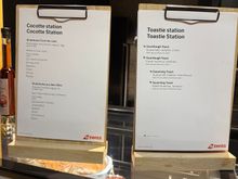 The menu