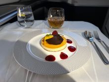 Passion fruit tart was really good.